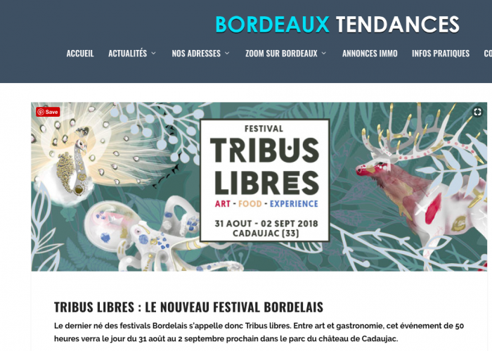 bordeaux tendances - articles - festival tribus libres 2018 